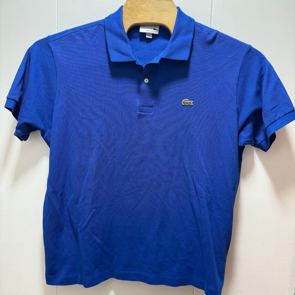 Lacoste Men Classic Fit Royal Blue‎ Short Sleeve Polo Shirt Size XXL